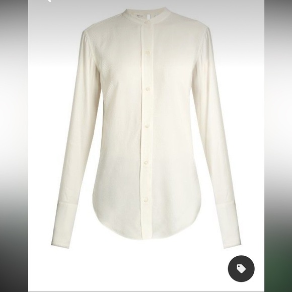 HELMUT LANG The Shrunken Button Blouse - Picture 1 of 13